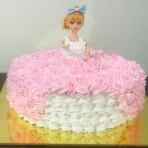 Strawberry Doll Cake